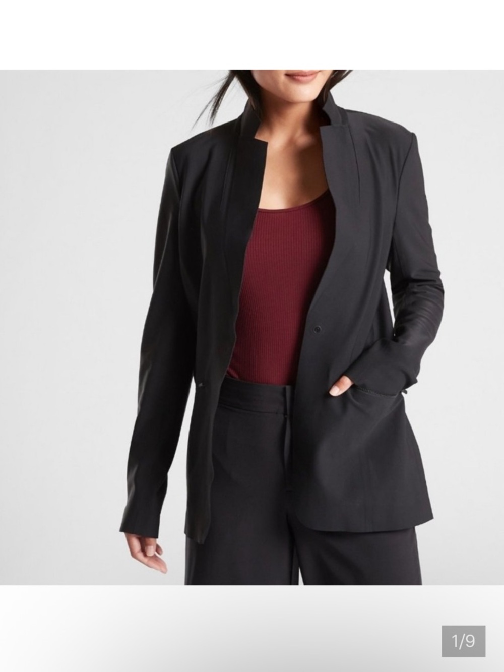 Black Athleta Interstellar Blazer